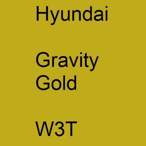 Hyundai, Gravity Gold, W3T.